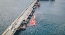 Finalizan trabajos de desguace de un buque en Puerto Madryn 
