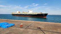 Terminal Portuario General San Martín recibe buque portacontenedores más grande en su historia 