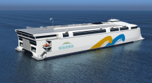 El futuro del transporte marítimo: el barco eléctrico más grande del mundo llega al Río de la Plata