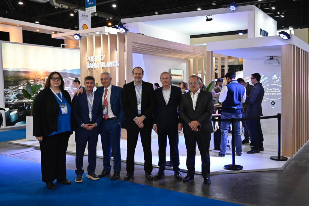 Jornada de trabajo del Puerto de Bahía Blanca en la feria Oil and Gas