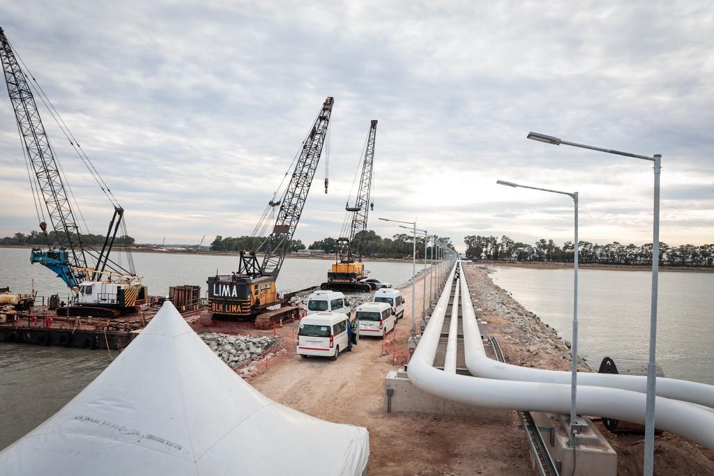 En el Puerto público de Coronel Rosales se inauguró un proyecto de OTAMERICA que duplicará su capacidad de movilizar petróleo