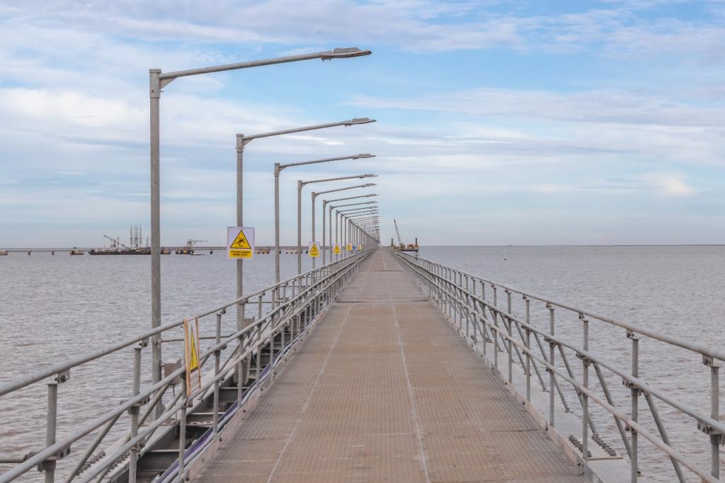 Puerto Rosales, principal nodo marítimo de exportación de crudo del país: OTAMERICA inauguró las obras de su nueva terminal portuaria y se constituyó como sitio estratégico para la exportación de Vaca Muerta